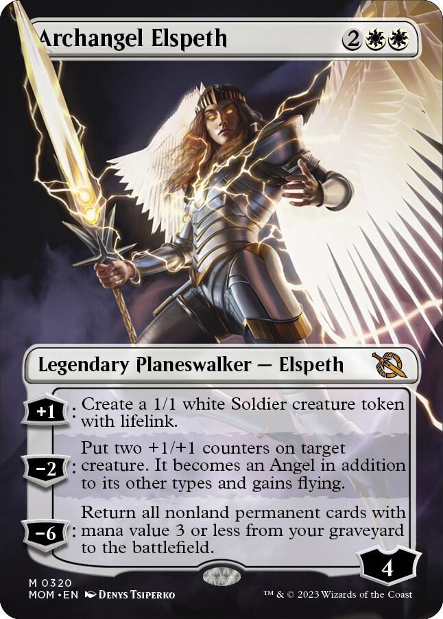 Archangel Elspeth 320/291 (March of the Machine)  - Borderless | Good Games Morley