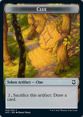 Clue // Treasure Double-Sided Token [Dungeons & Dragons: Adventures in the Forgotten Realms Commander Tokens] | Good Games Morley