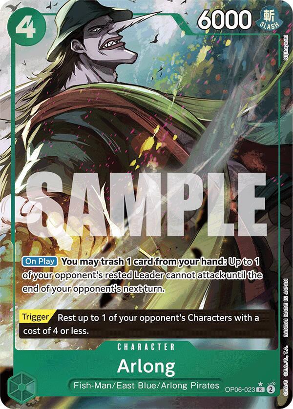 Arlong OP06-023 (Premium Booster -The Best-)  - Full Art Foil | Good Games Morley