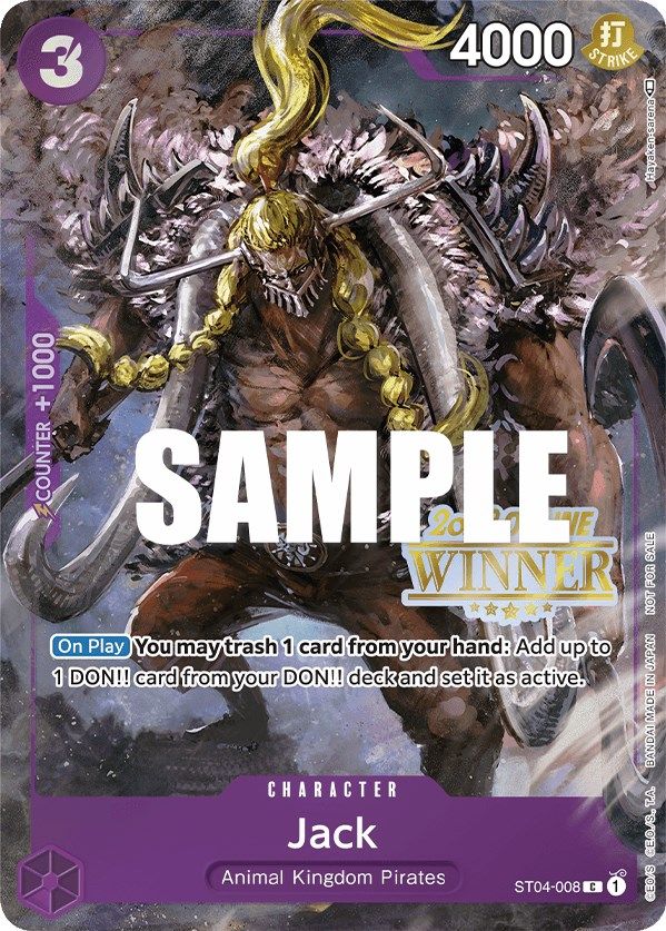 Jack (Online Regional 2023) [Winner] [One Piece Promotion Cards] | Good Games Morley