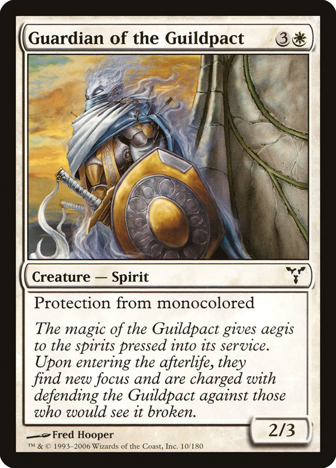 Guardian of the Guildpact 10/180 (Dissension)  - Foil | Good Games Morley