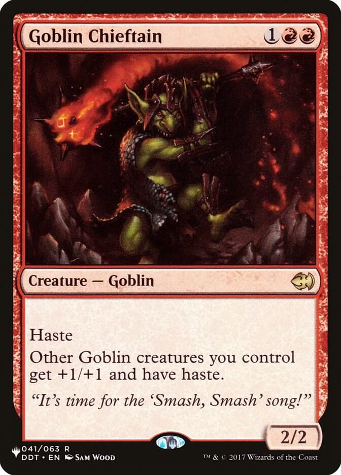 Goblin Chieftain 041/063 (The List Reprints)  | Good Games Morley