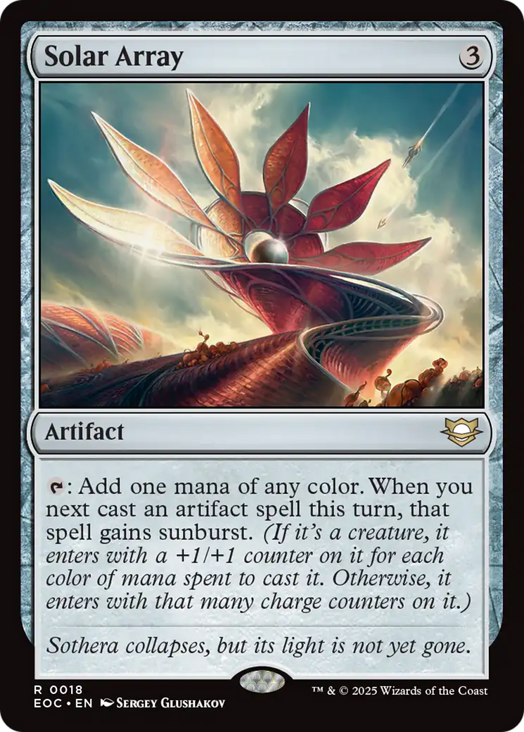 Solar Array [Edge of Eternities Commander] | Good Games Morley