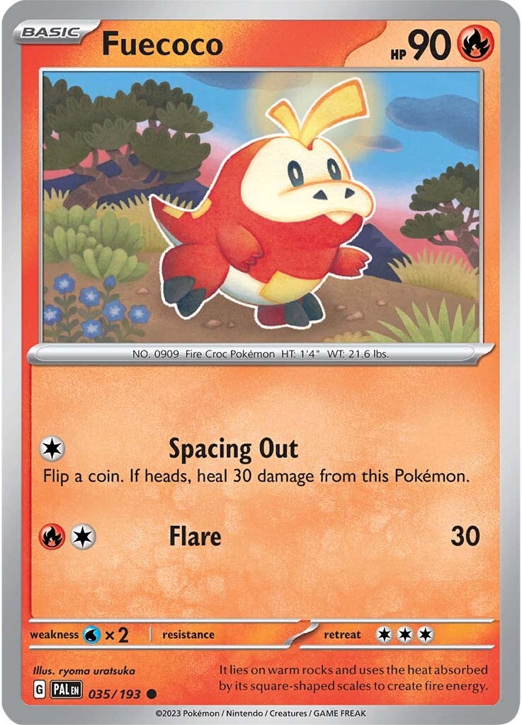 Fuecoco (035/193) [Scarlet & Violet: Paldea Evolved] | Good Games Morley