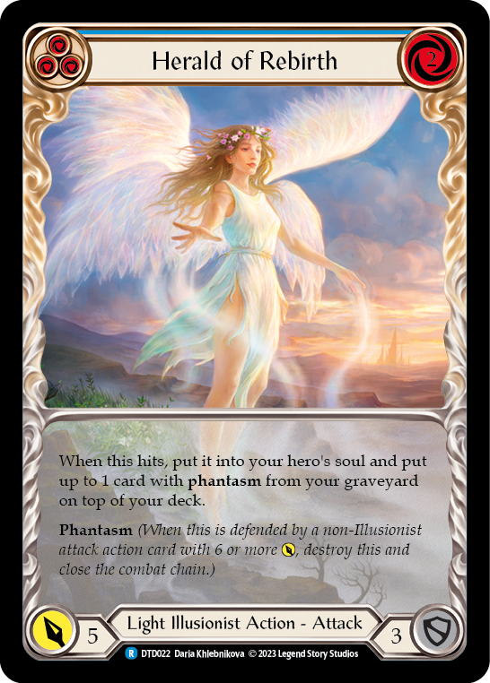Herald of Rebirth (Blue) [DTD022] (Dusk Till Dawn) | Good Games Morley
