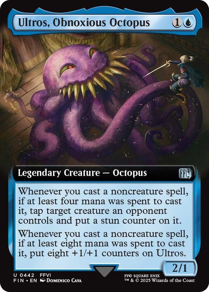 Ultros, Obnoxious Octopus 442/309 (FINAL FANTASY)  - Extended Art Foil | Good Games Morley
