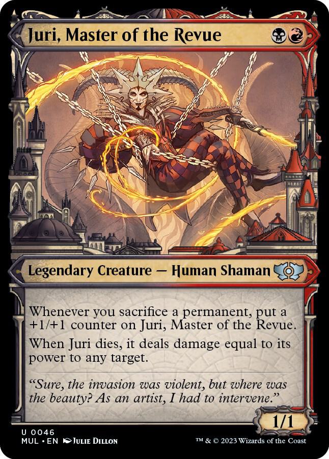 Juri, Master of the Revue 46/65 (March of the Machine: Multiverse Legends)  - Showcase Foil | Good Games Morley