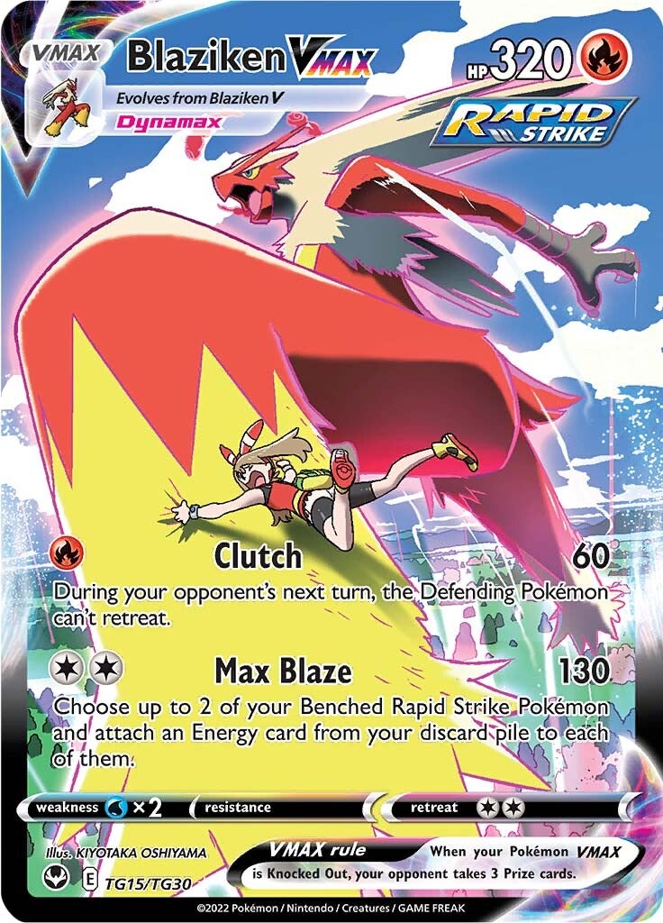 Blaziken VMAX (TG15/TG30) [Sword & Shield: Silver Tempest] | Good Games Morley