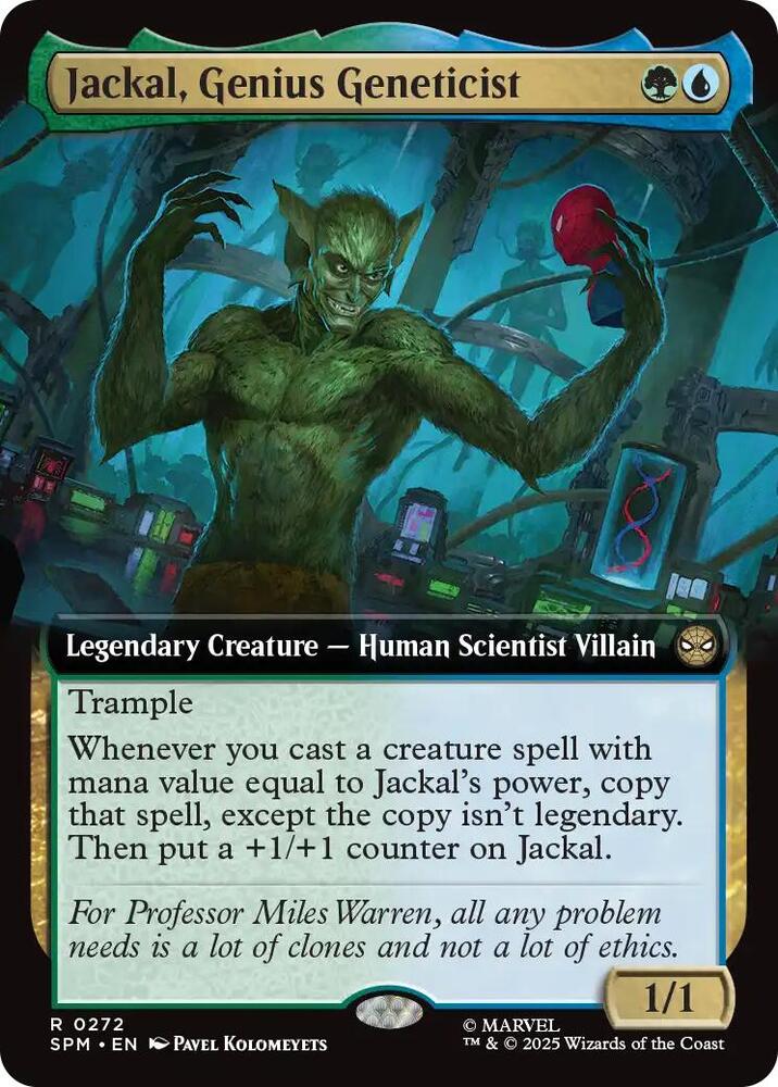Jackal, Genius Geneticist 272 (Marvel's Spider-Man)  - Extended Art Foil | Good Games Morley