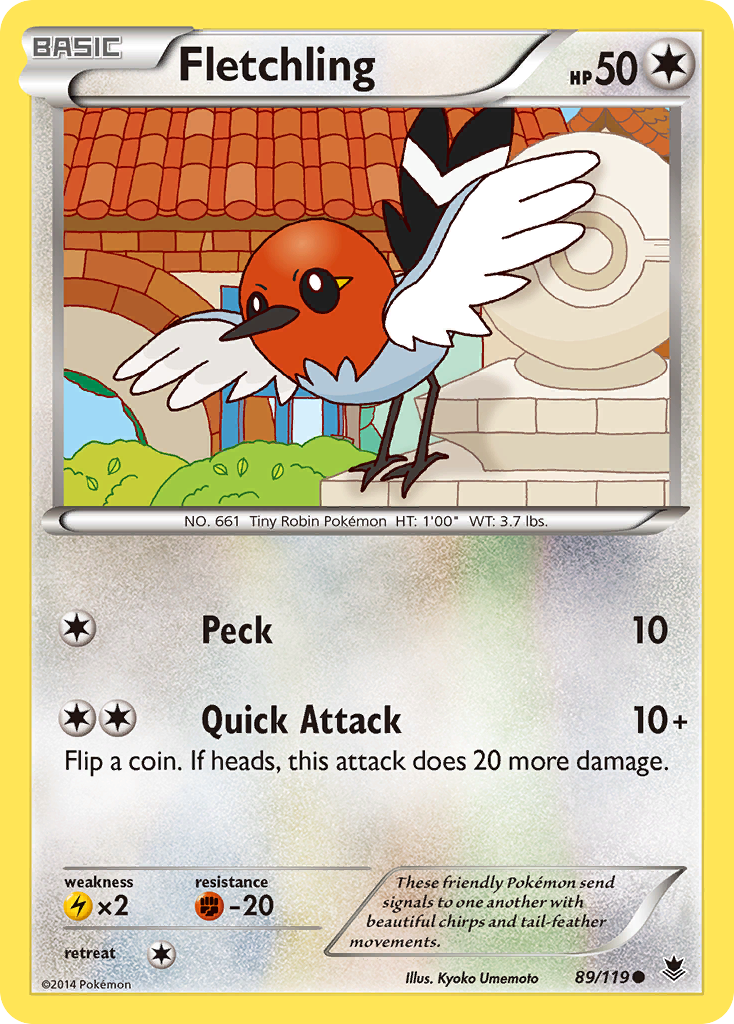 Fletchling (89/119) [XY: Phantom Forces] | Good Games Morley