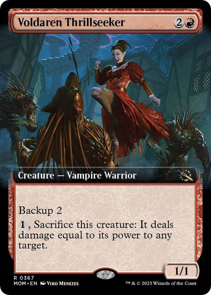 Voldaren Thrillseeker 367/291 (March of the Machine)  - Extended Art | Good Games Morley