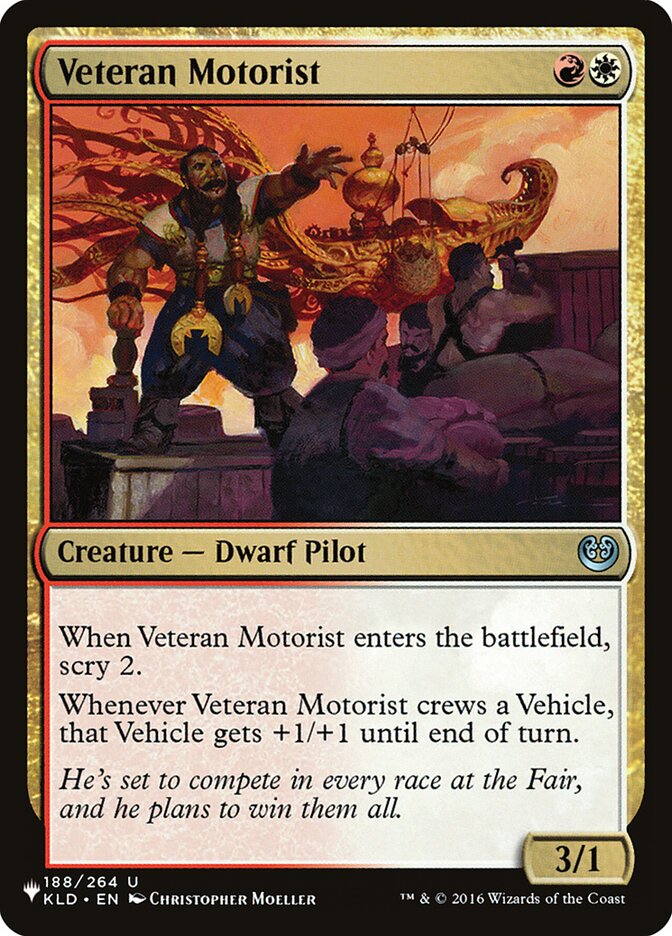 Veteran Motorist [The List] | Good Games Morley