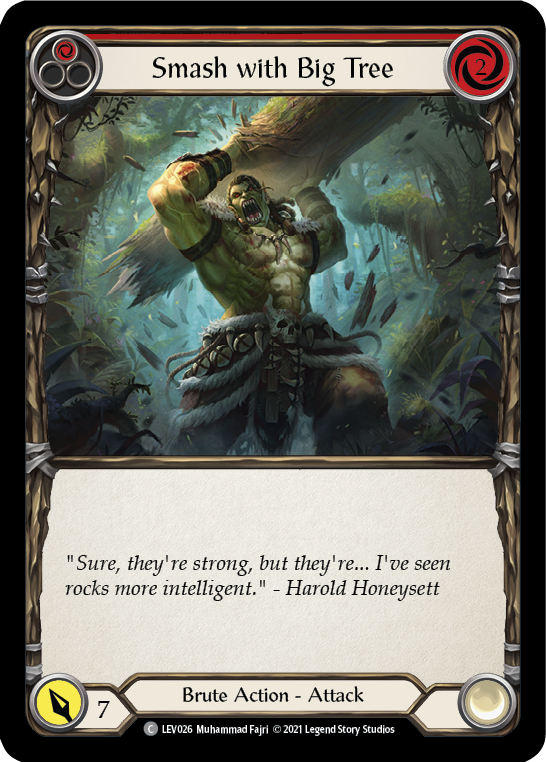 Smash with Big Tree (Red) [LEV026] (Monarch Levia Blitz Deck) | Good Games Morley