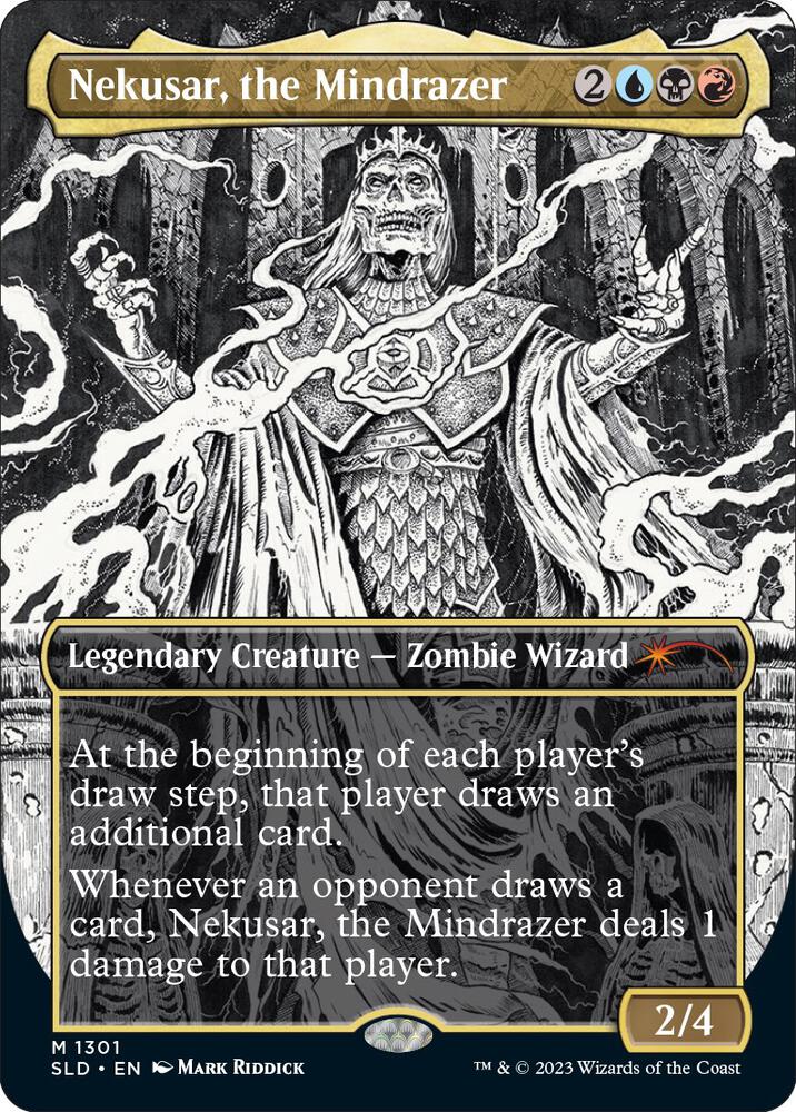 Nekusar, the Mindrazer 1301 (Secret Lair Drop Series)  - Borderless | Good Games Morley