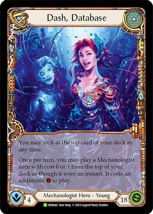 Dash, Database [HER097] (Promo)  Rainbow Foil | Good Games Morley