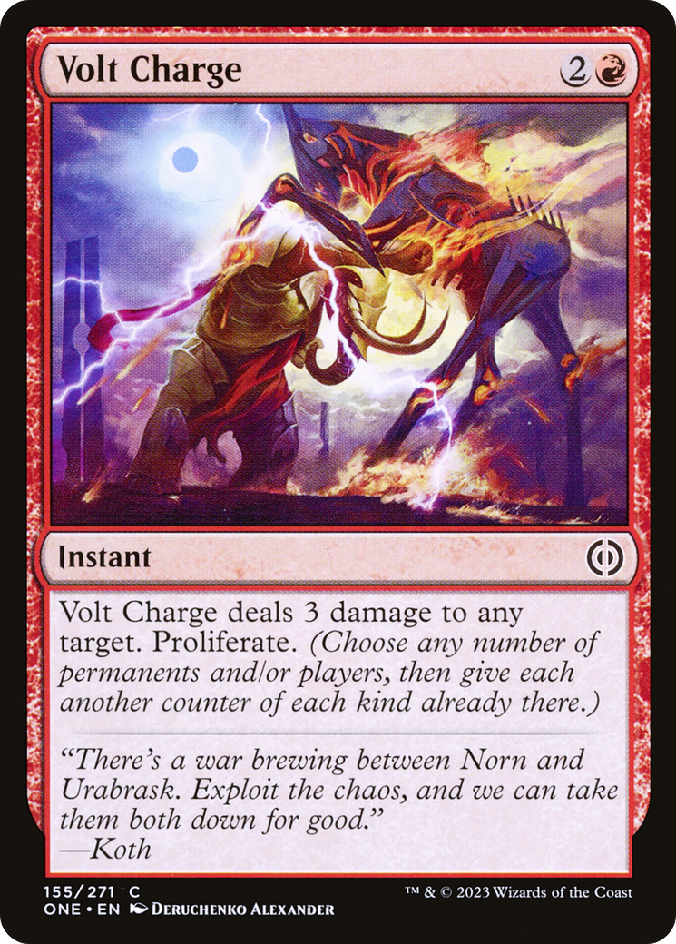 Volt Charge [Phyrexia: All Will Be One] | Good Games Morley