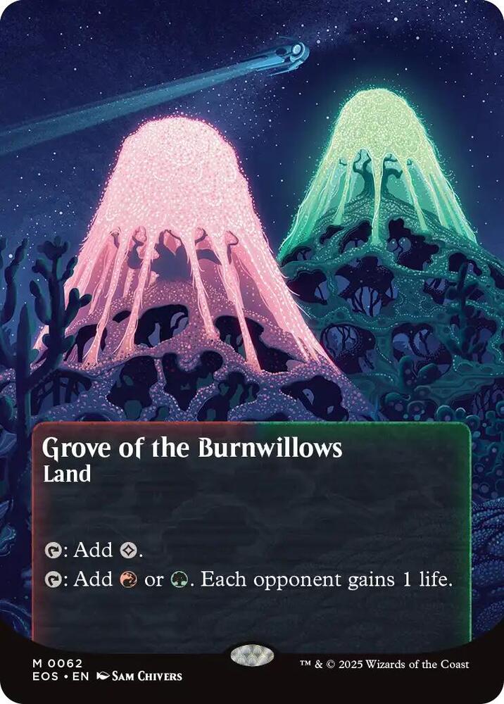 Grove of the Burnwillows  62/45 (Edge of Eternities: Stellar Sights)  - Borderless | Good Games Morley