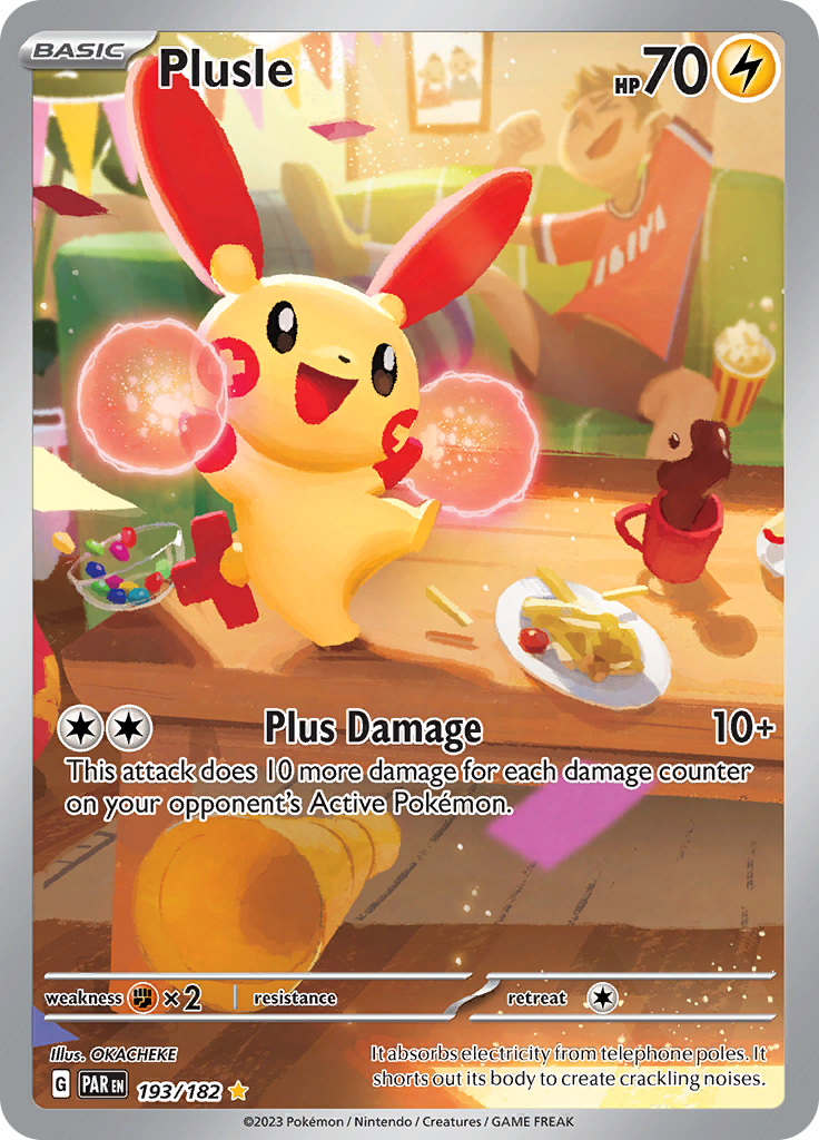 Plusle (193/182) [Scarlet & Violet: Paradox Rift] | Good Games Morley