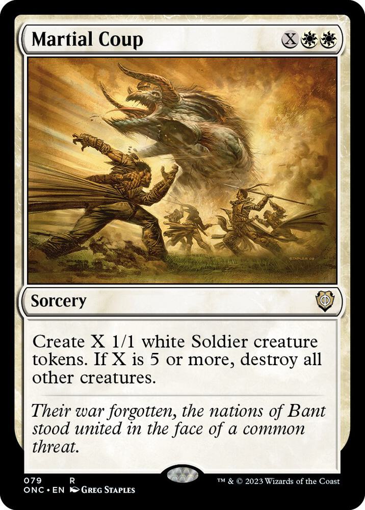 Martial Coup 79/28 (Commander: Phyrexia: All Will Be One)  | Good Games Morley