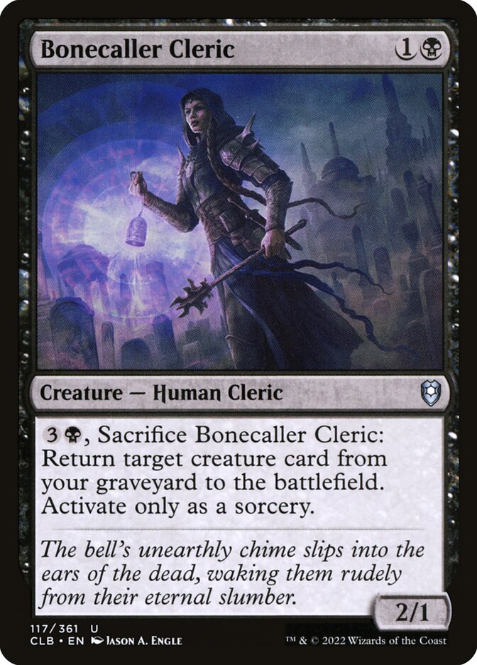 Bonecaller Cleric 117 (Commander Legends: Battle for Baldur's Gate)  | Good Games Morley
