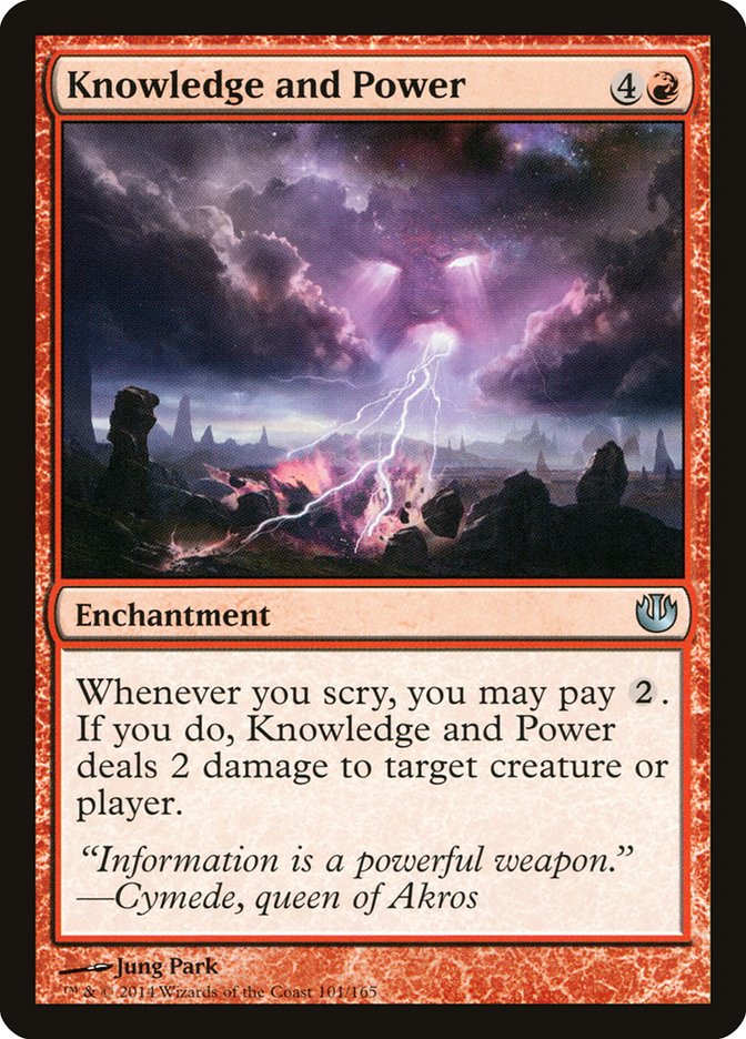 Knowledge and Power 101/165 (Journey Into Nyx)  - Foil | Good Games Morley