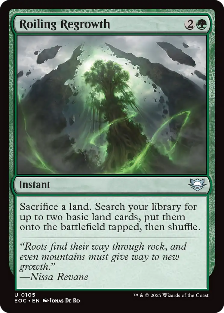 Roiling Regrowth [Edge of Eternities Commander] | Good Games Morley