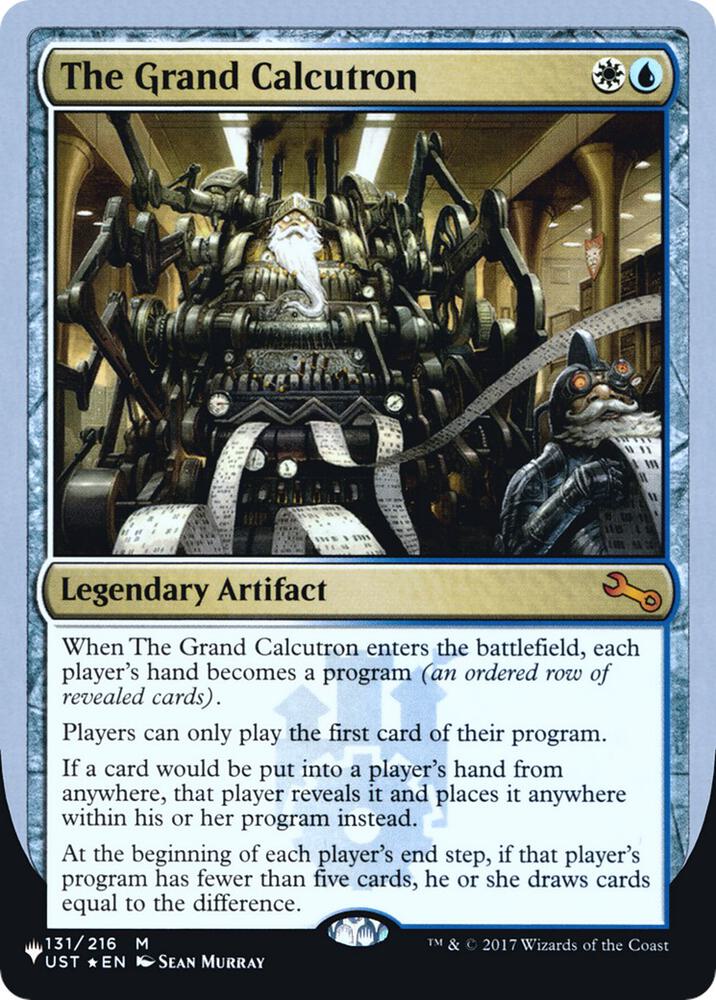 The Grand Calcutron 47/62 (The List Reprints)  - Foil | Good Games Morley