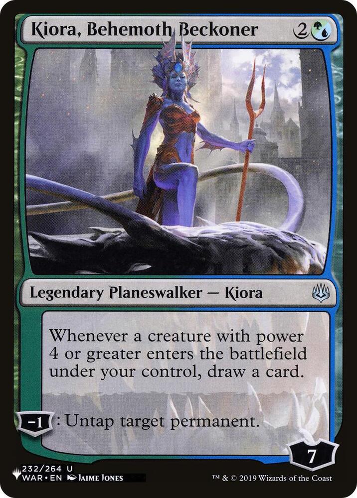 Kiora Behemoth Beckoner 232/264 (The List Reprints)  | Good Games Morley