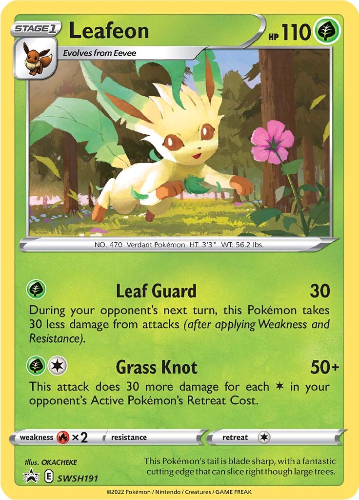 Leafeon (SWSH191) [Sword & Shield: Black Star Promos] | Good Games Morley