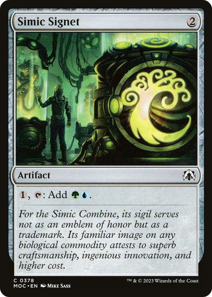 Simic Signet [March of the Machine Commander] | Good Games Morley