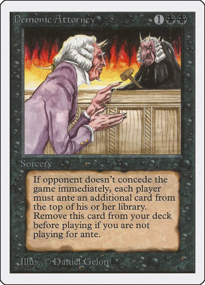 Demonic Attorney 103/302 (Unlimited Edition)  | Good Games Morley