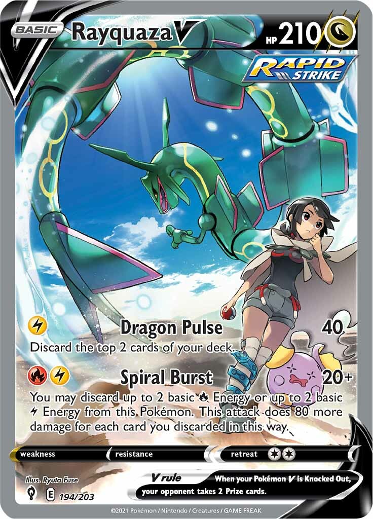 Rayquaza V (194/203) [Sword & Shield: Evolving Skies] | Good Games Morley