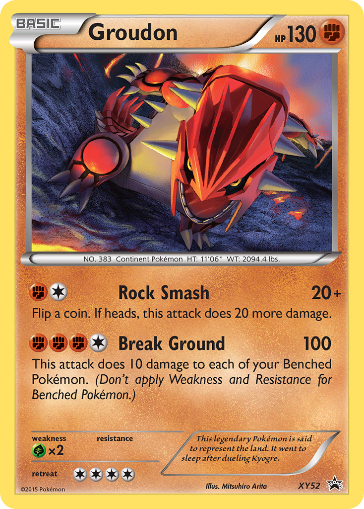 Groudon (XY52) [XY: Black Star Promos] | Good Games Morley