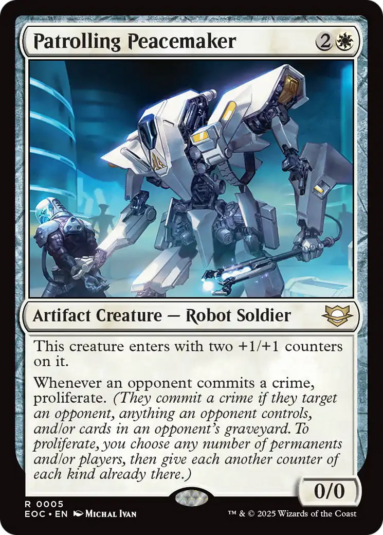 Patrolling Peacemaker [Edge of Eternities Commander] | Good Games Morley