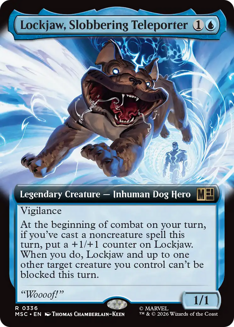 Lockjaw, Slobbering Teleporter (Extended Art) [Marvel Super Heroes Commander] | Good Games Morley