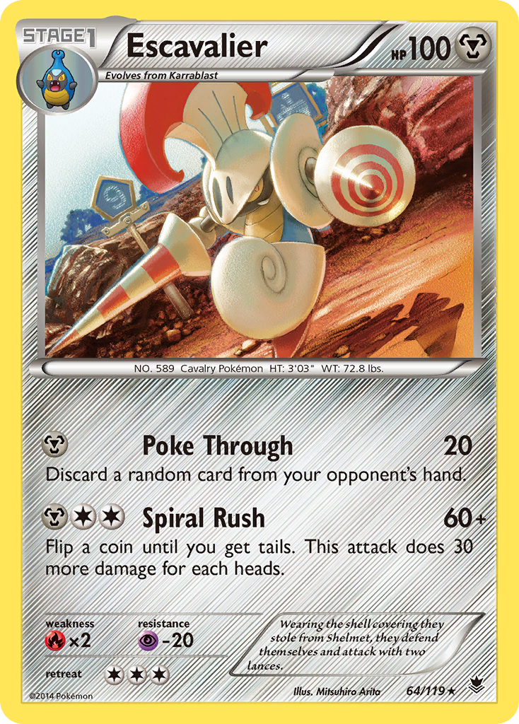 Escavalier (64/119) [XY: Phantom Forces] | Good Games Morley