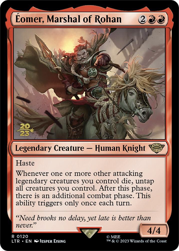 Eomer Marshal of Rohan 120s/86 (Prerelease Cards)  - Foil | Good Games Morley