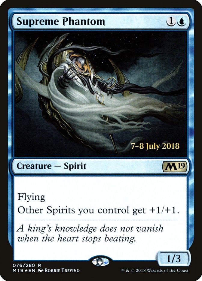 Supreme Phantom [Core Set 2019 Prerelease Promos] | Good Games Morley