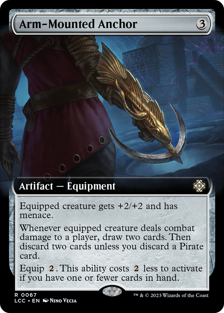 Arm-Mounted Anchor (Extended Art) [The Lost Caverns of Ixalan Commander] | Good Games Morley