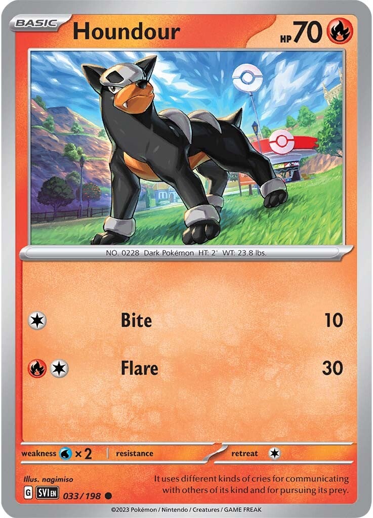 Houndour (033/198) [Scarlet & Violet: Base Set] | Good Games Morley