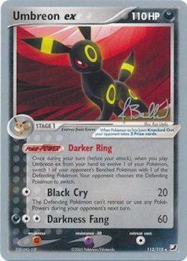 Umbreon ex (112/115) (Eeveelutions - Jimmy Ballard) [World Championships 2006] | Good Games Morley