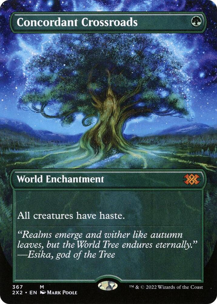 Concordant Crossroads Borderless 367/331 (Double Masters 2022)  - Foil | Good Games Morley