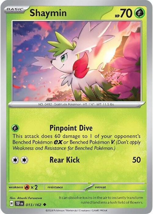 Shaymin 013/162 (SV05: Temporal Forces)  - Reverse Holofoil | Good Games Morley