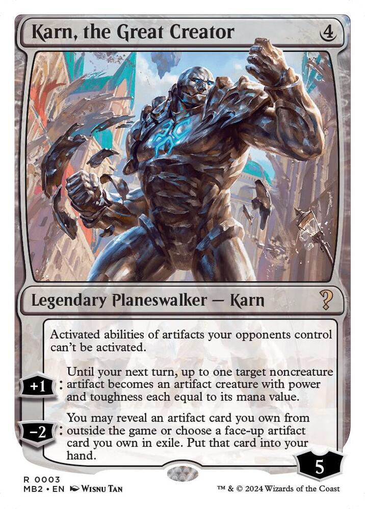 Karn, the Great Creator 3/390 (Mystery Booster 2)  | Good Games Morley