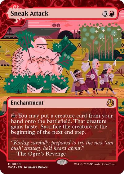Sneak Attack 50/63 (Wilds of Eldraine: Enchanting Tales)  - Showcase | Good Games Morley