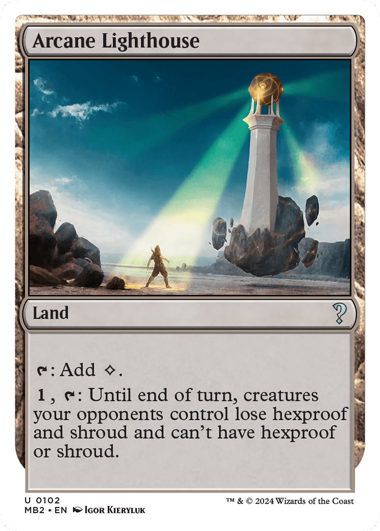 Arcane Lighthouse (White Border) [Mystery Booster 2] | Good Games Morley