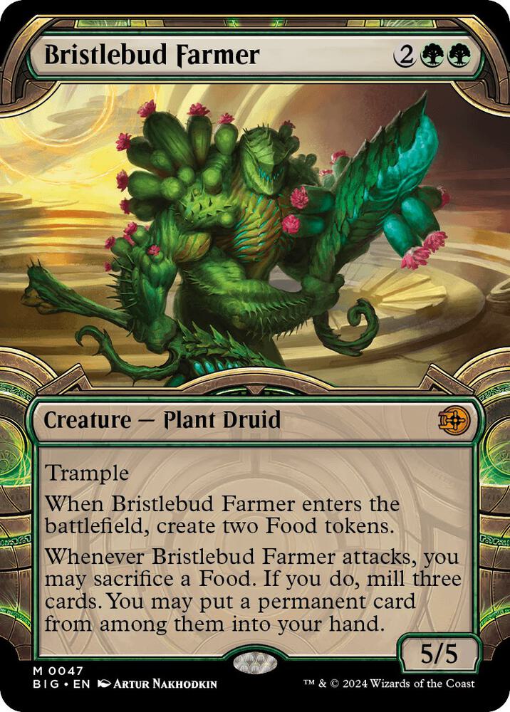 Bristlebud Farmer 47/30 (Outlaws of Thunder Junction: The Big Score)  - Showcase Foil | Good Games Morley