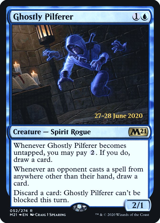 Ghostly Pilferer [Core Set 2021 Prerelease Promos] | Good Games Morley