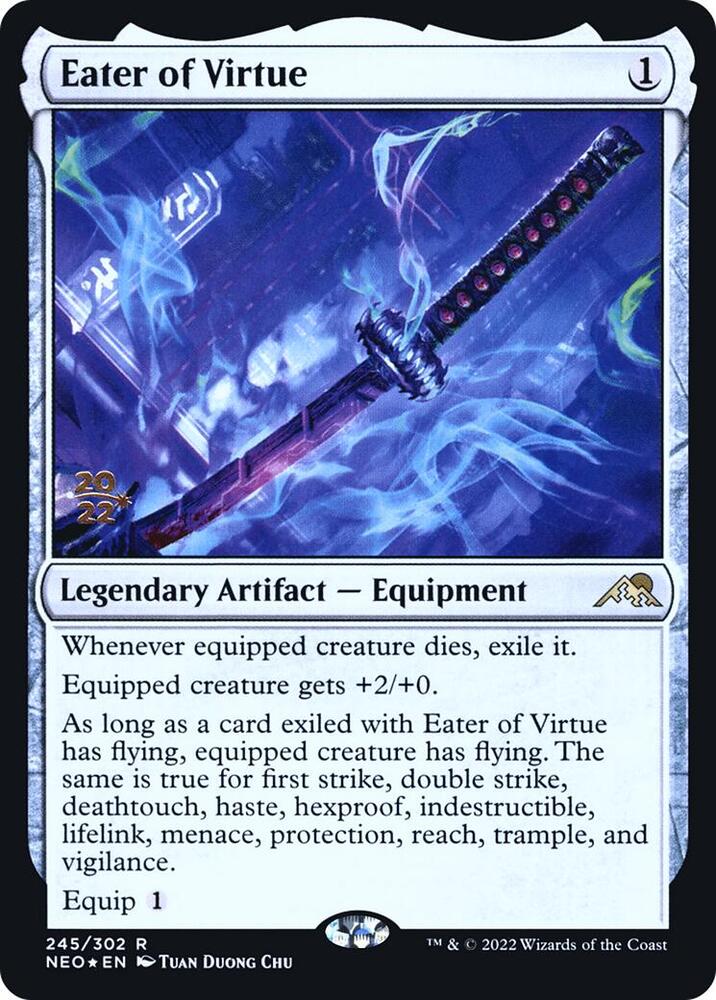 Eater of Virtue 245s/157 (Prerelease Cards)  - Foil | Good Games Morley