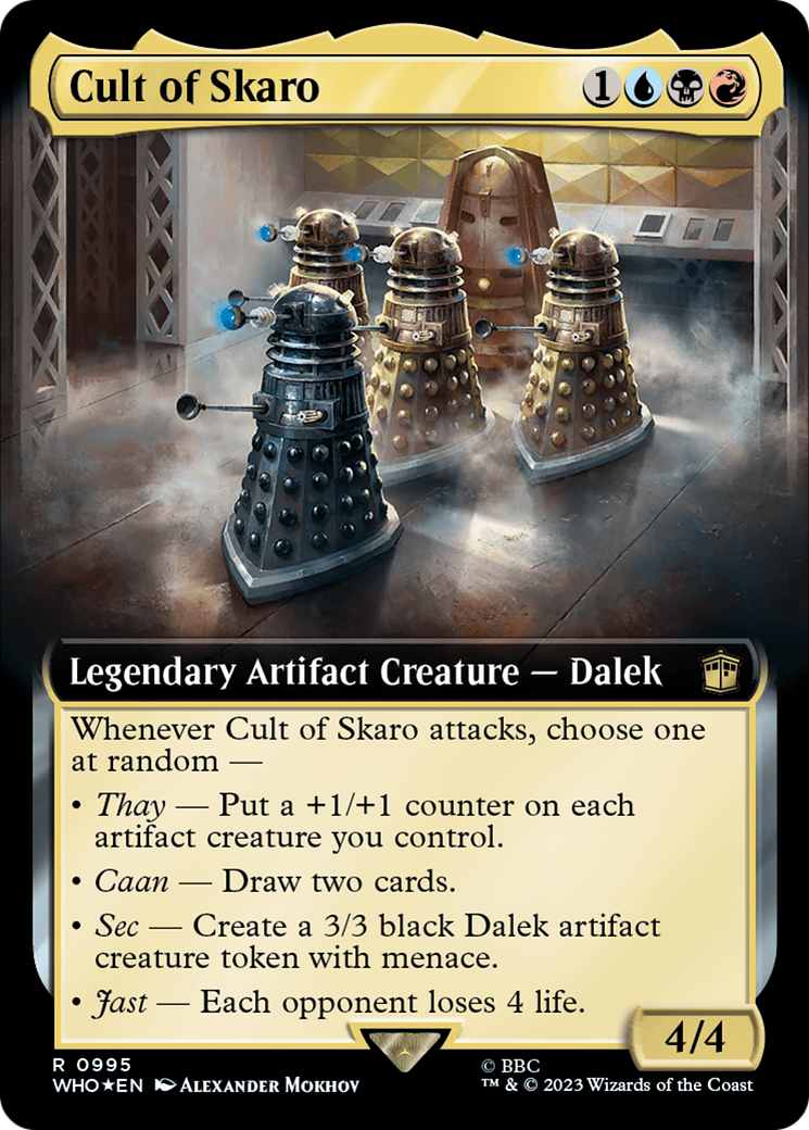 Cult of Skaro (Extended Art) (Surge Foil) [Doctor Who] | Good Games Morley